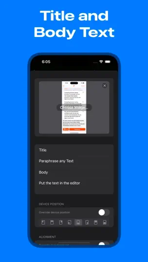 Captura de pantalla de Generador De Imágenes De Apps en iPhone 10
