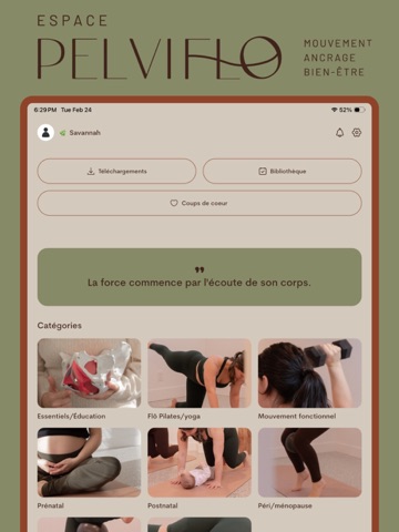 Espace PelviFlõ iPad screenshot