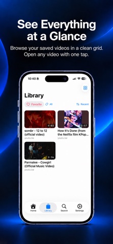 Vidshelf — Save Video URLs screenshot 4