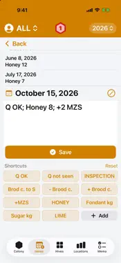 VCELY – Beekeeping Journal screenshot 4