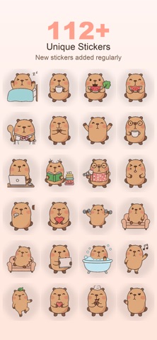 Capybara Stickers & Emotes Screenshot 2 of 6