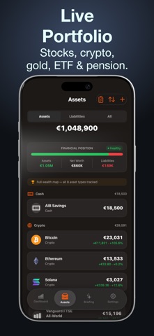 WealthMap - Net Worth Tracker Screenshot 5 of 7