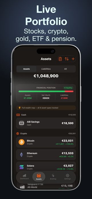 WealthMap - Net Worth Tracker Screenshot 5 of 7