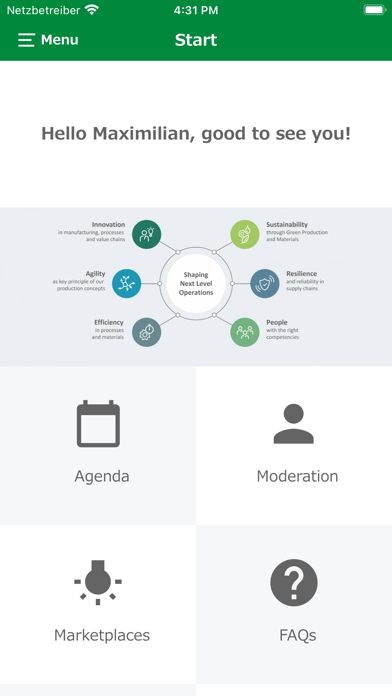 Schaeffler Conference App Screenshot