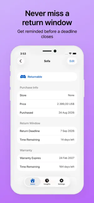 Warranti: Warranty Tracker screenshot 2