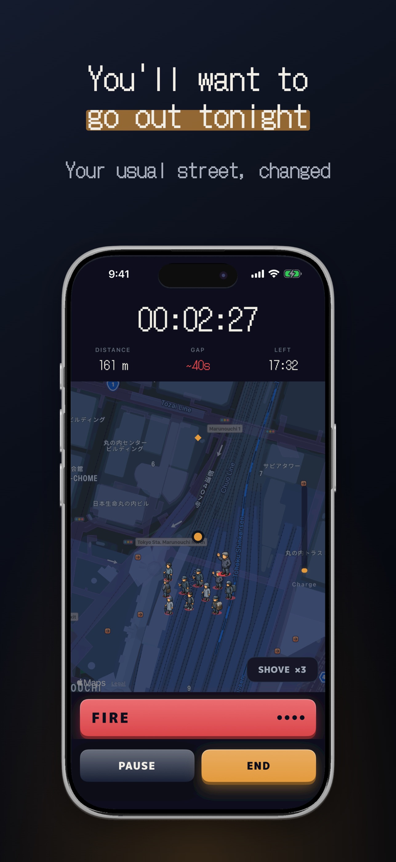 Screenshot 1 of Nightfall Run: Jog & Grow RPG