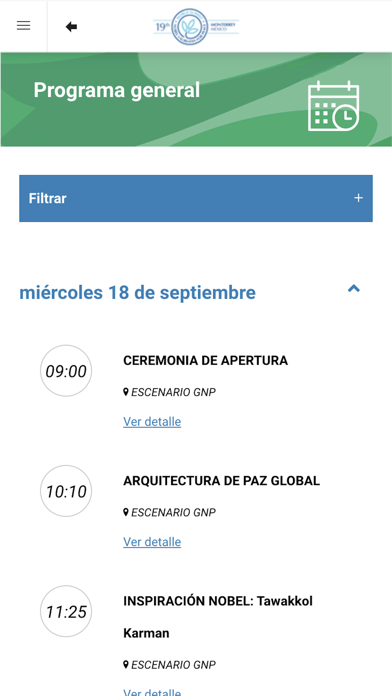 Cumbre Nobel Mty Screenshot