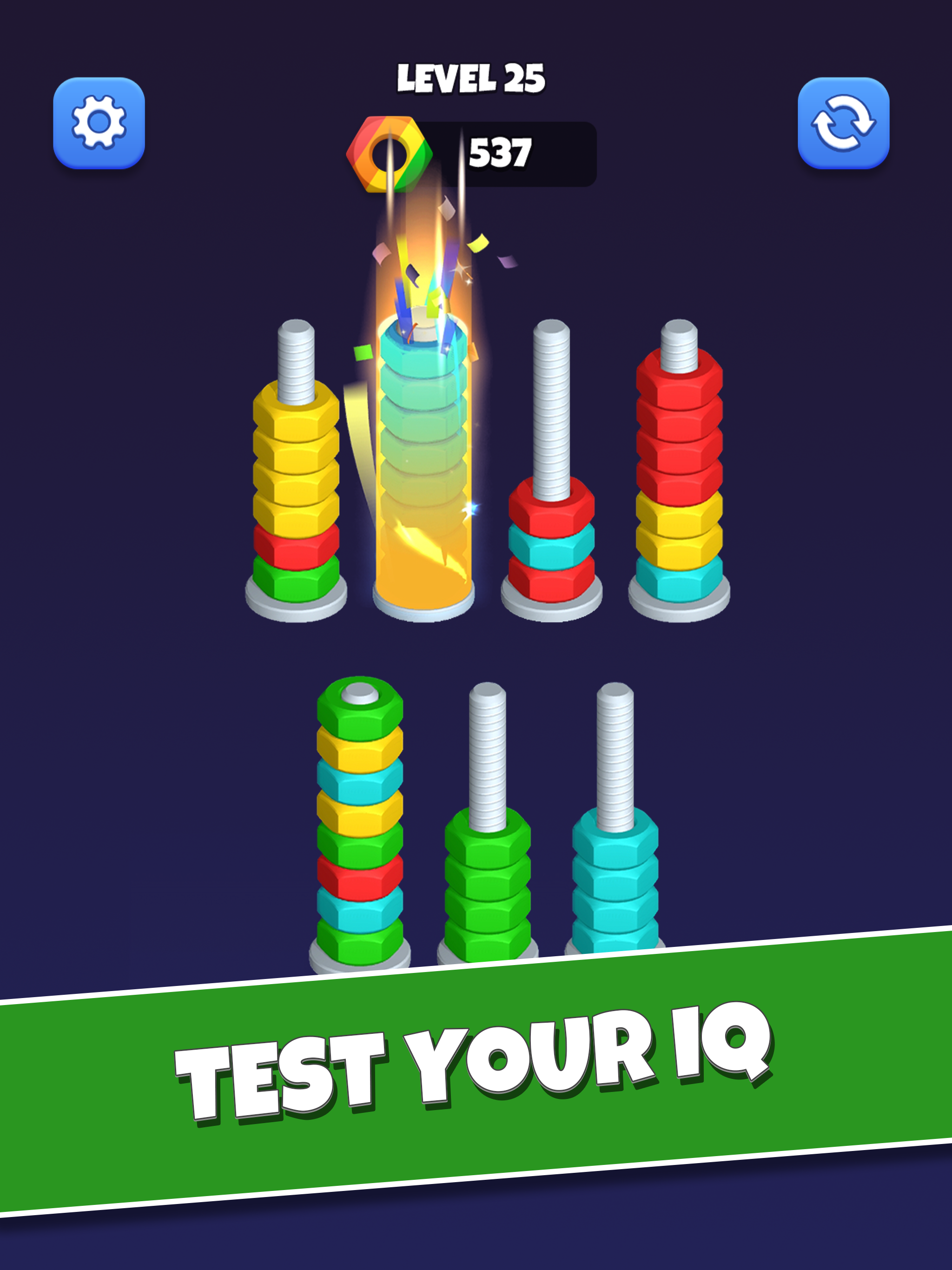 Nut Sort-Color Puzzle Games screenshot 10