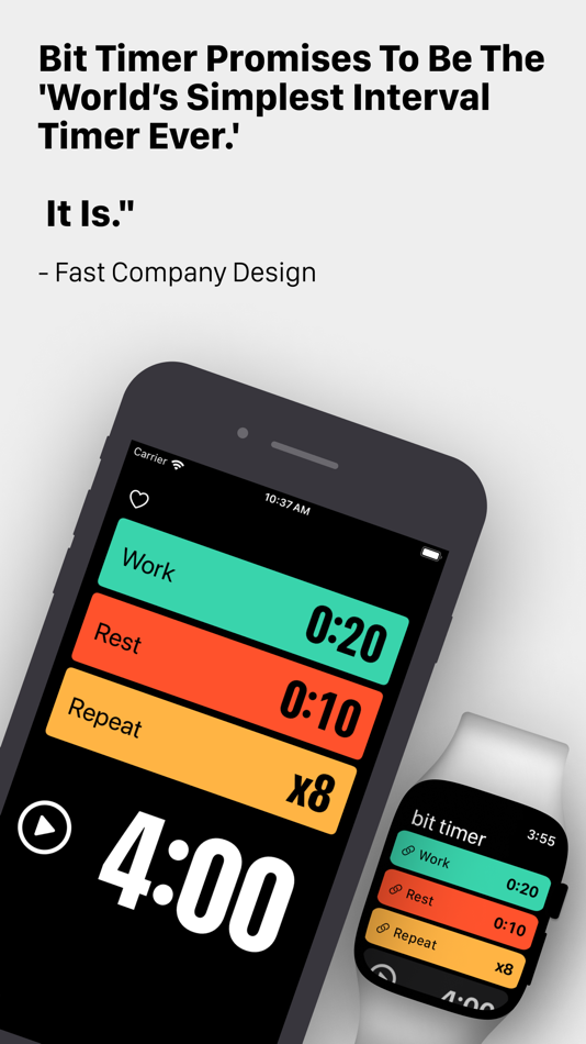 #1. Bit Timer - Interval Timer (iOS) 게시자: Peiter Buick