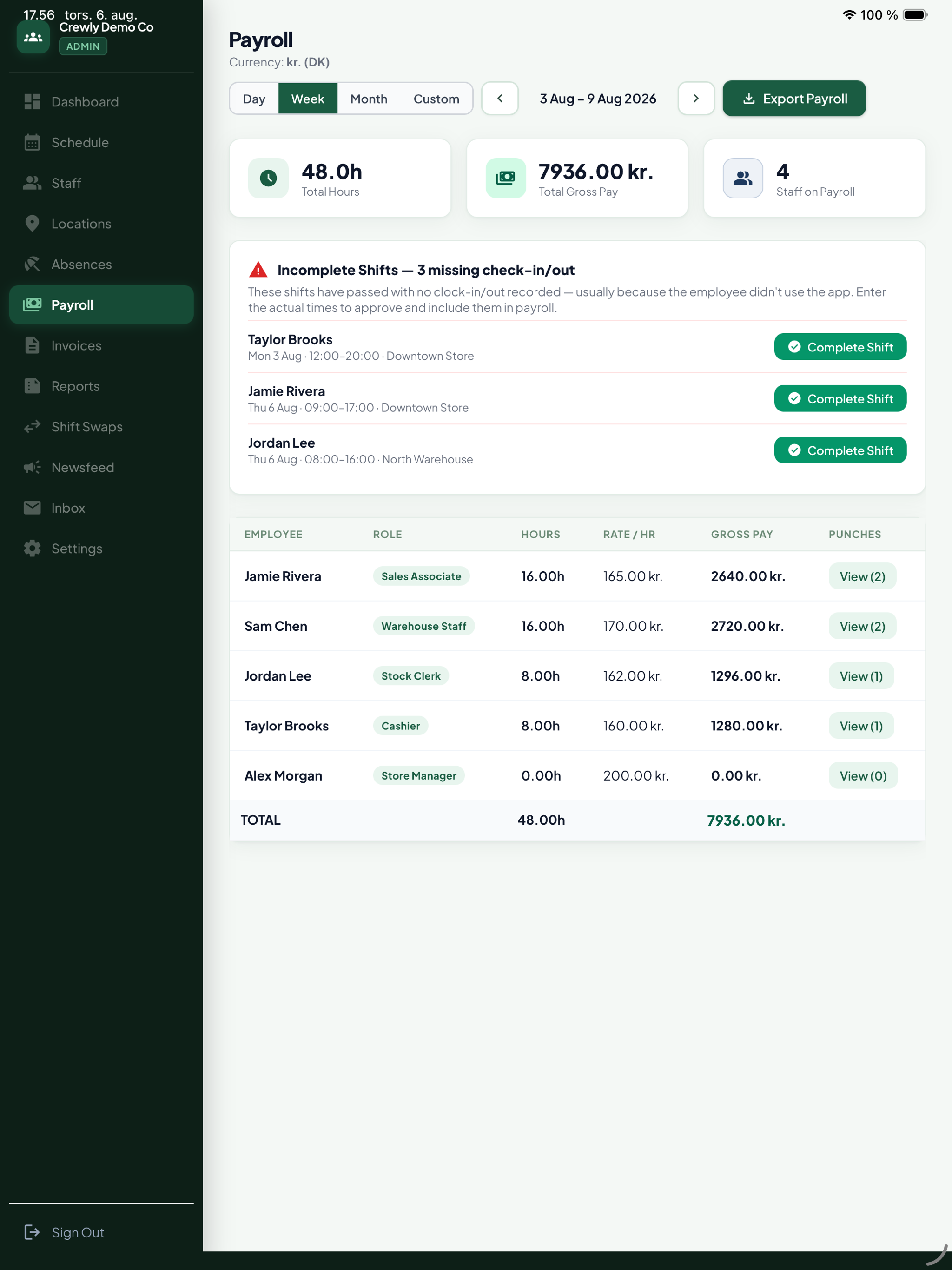Crewly-Shift Scheduling screenshot 8