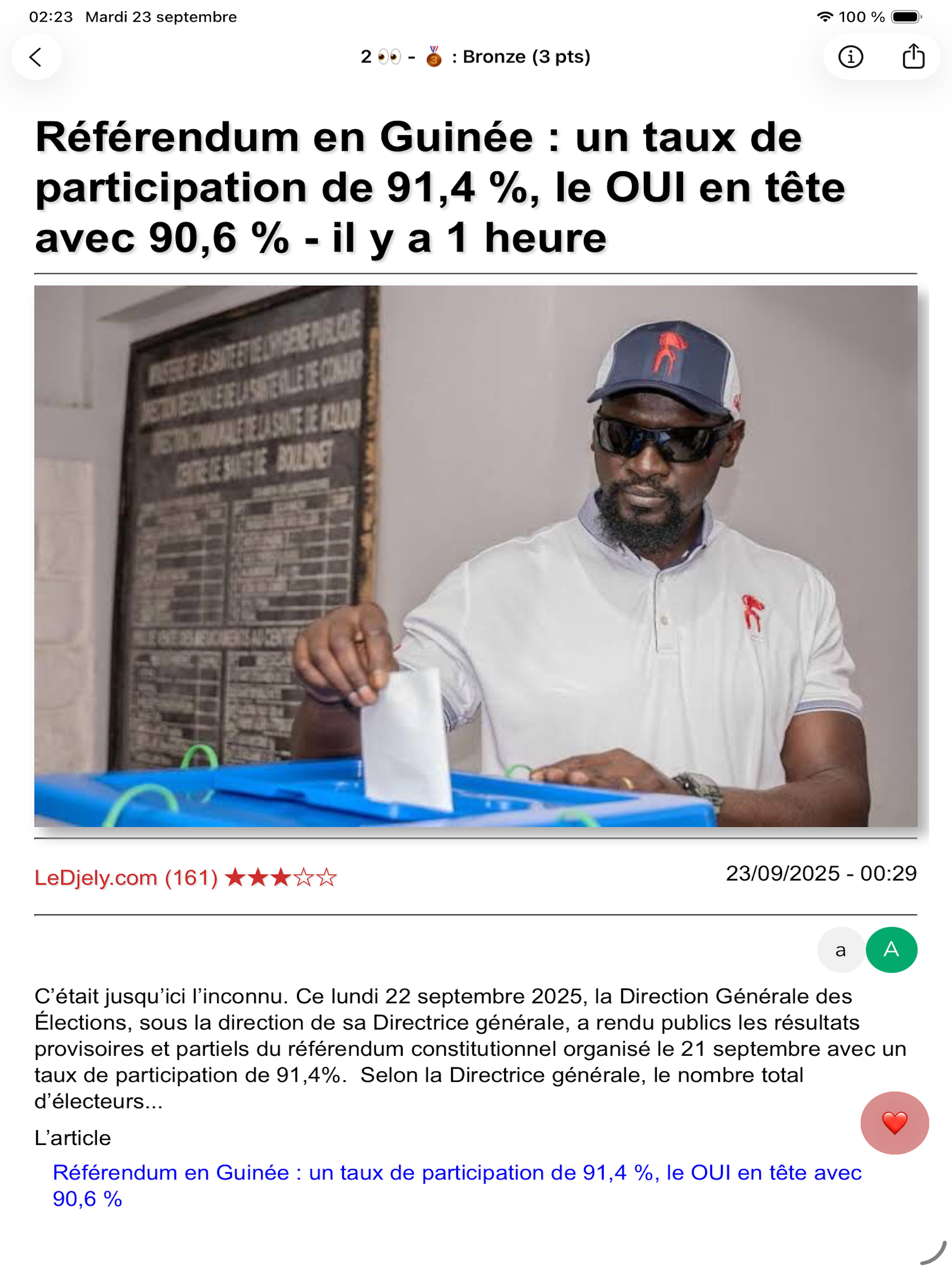 Actu Guinée - infos complètes screenshot 6