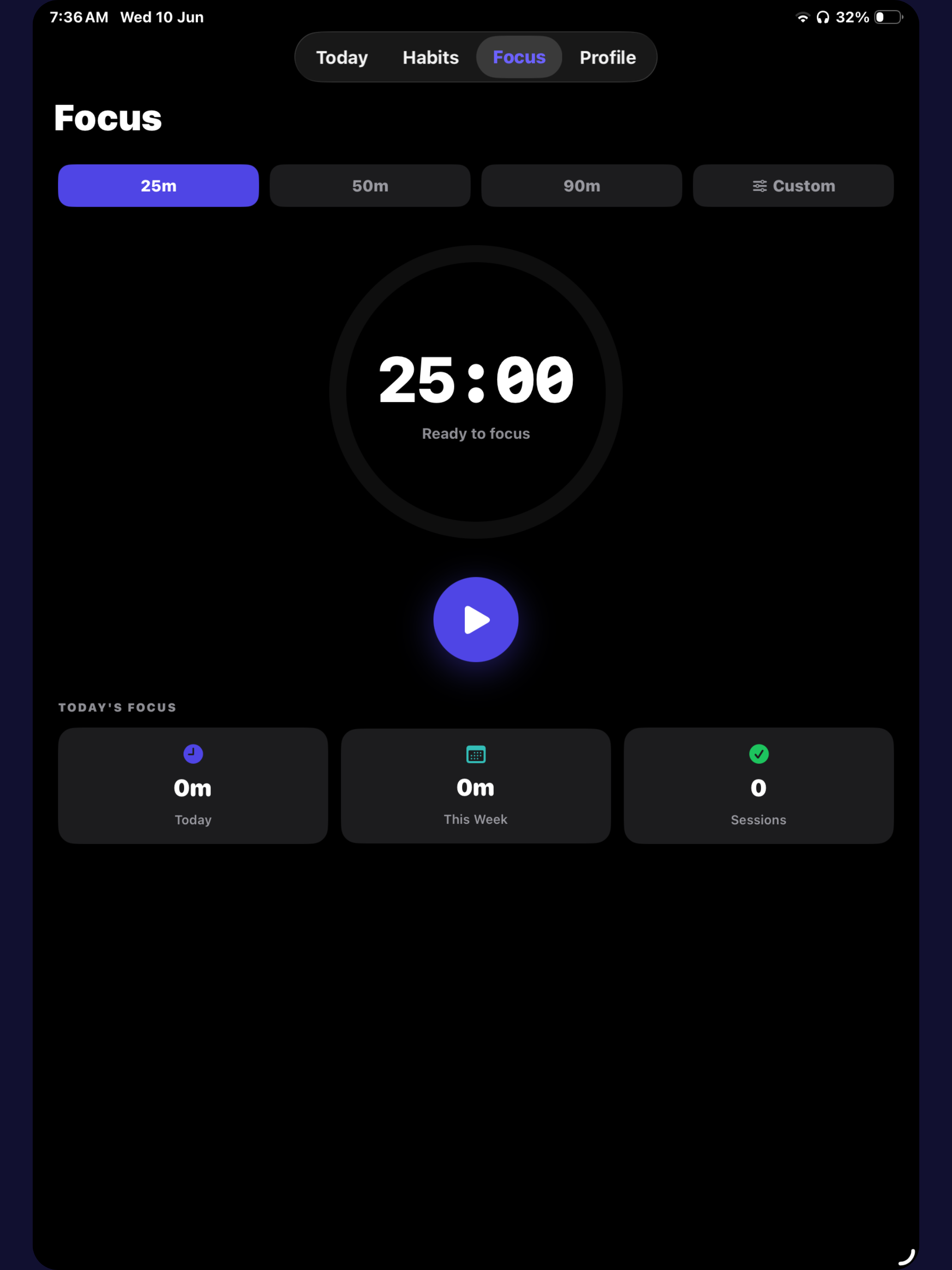 Zentra: Habit Tracker