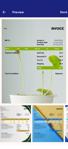 AI Invoice Maker & Receipts Screenshot 3 of 4
