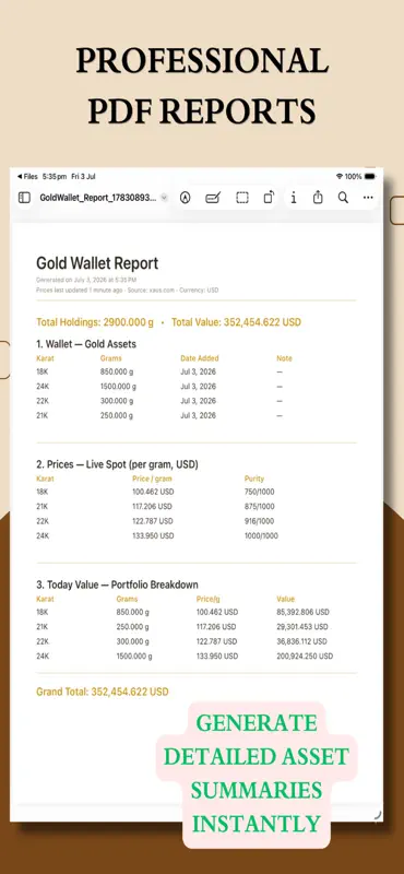 My Golds screenshot 4 of 4