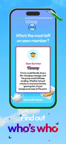 Wapp Wrapped: Expose friends Screenshot 3 of 7