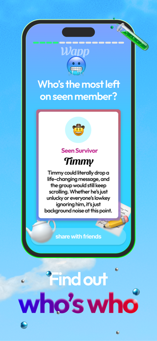 Wapp Wrapped: Expose friends Screenshot 3 of 7