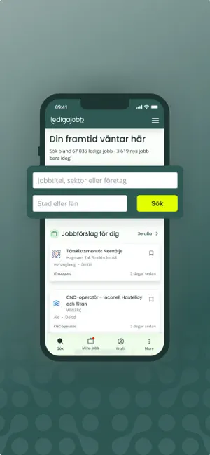 Ledigajobb.se iPhone screenshot 4