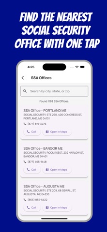 SSDI Benefits - SSA Disability iPhone screenshot