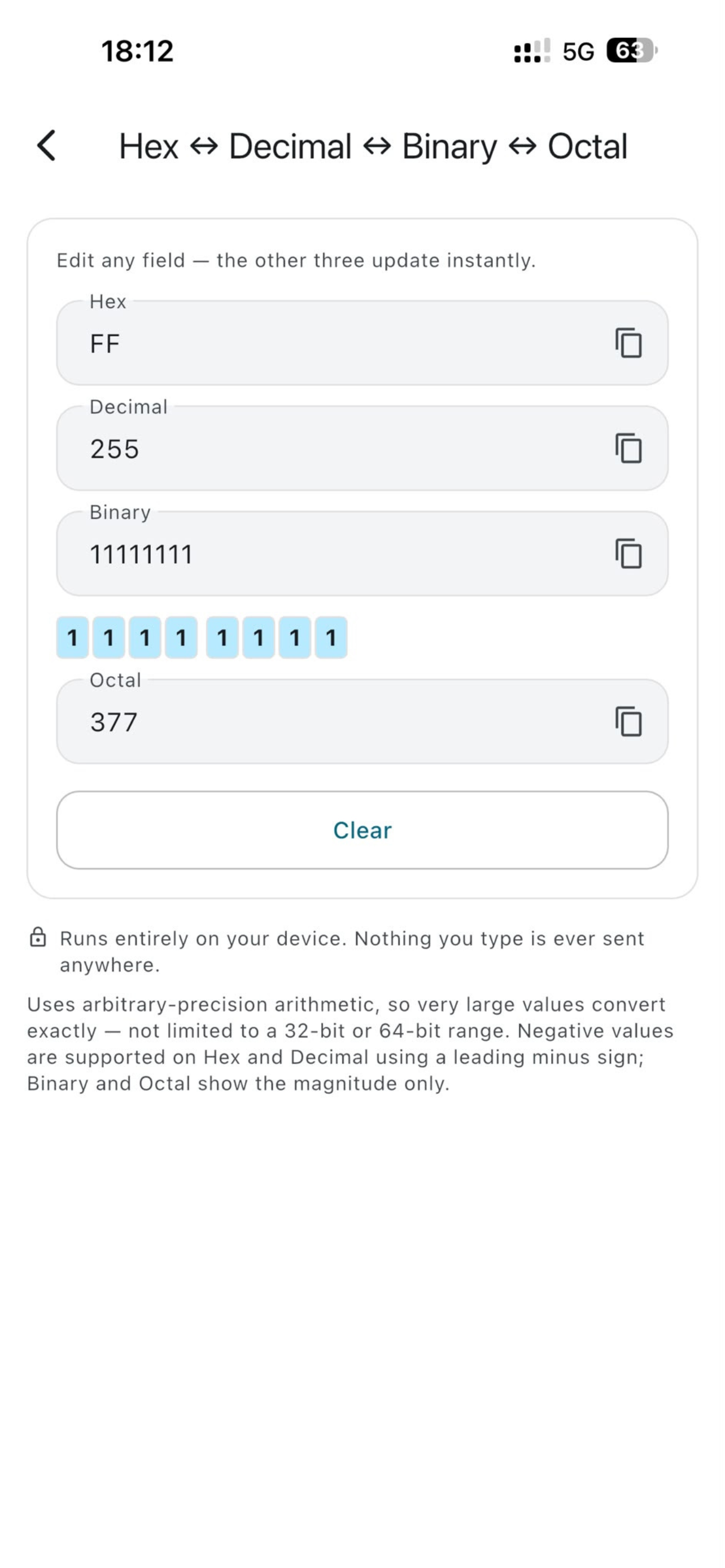 CalculatorHex screenshot 10
