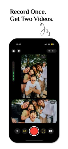 TwinRec: Dual Format Camera Screenshot 1 of 4