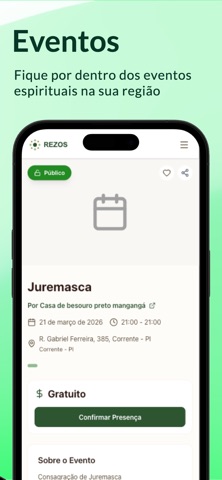 Rezos iPhone screenshot