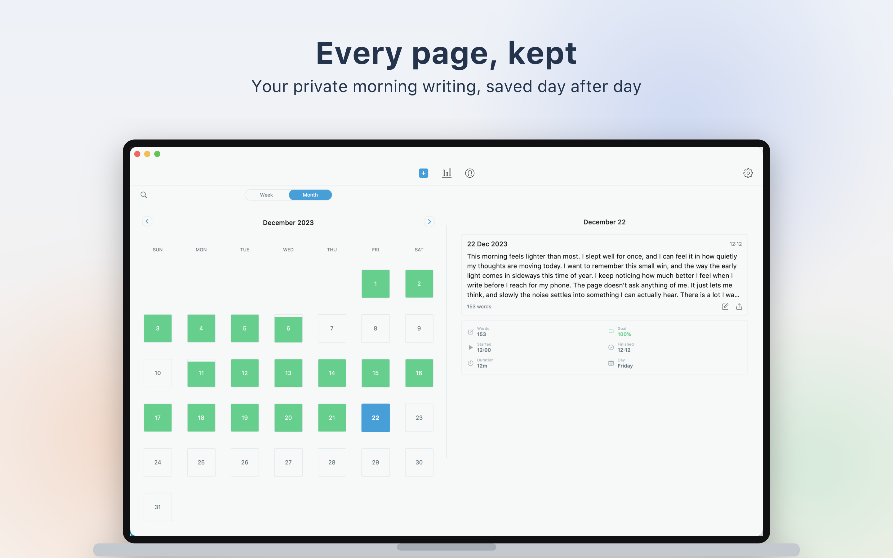 Morning Pages – Daily Journal screenshot 13