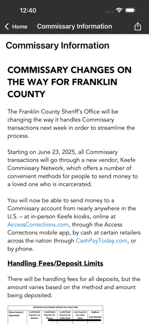 Franklin County Sheriff OH screenshot 2