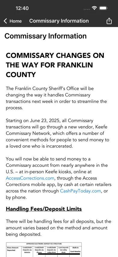 Franklin County Sheriff OH screenshot 2