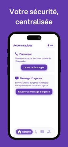 Apphelp - Faux Appel SOS iPhone screenshot