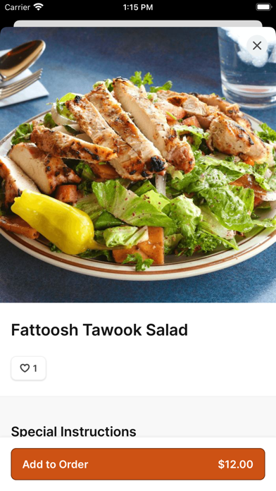 Le Kabob iPhone screenshot 4 - Food & Drink app