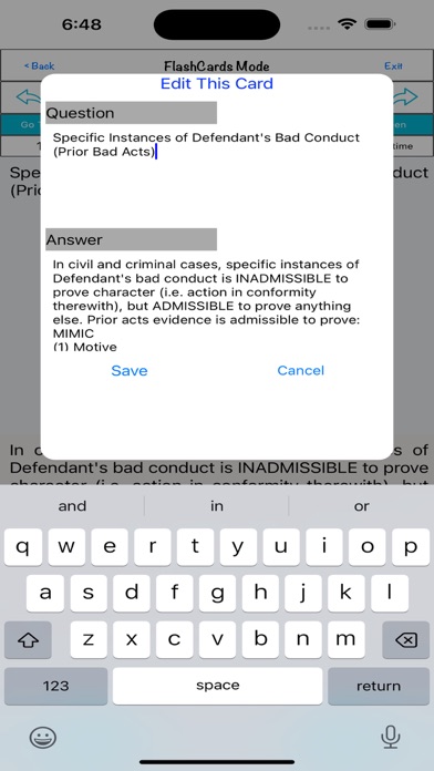 Law, Accounting & Finance Test Screenshot