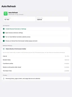 Auto Refresh Browser screenshot 4