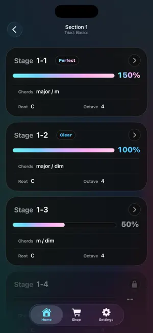 Chord Sense Trainer screenshot 4
