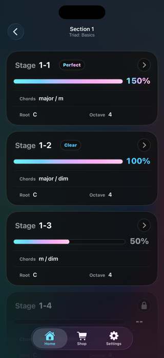 Chord Sense Trainer Screenshot 4 of 6