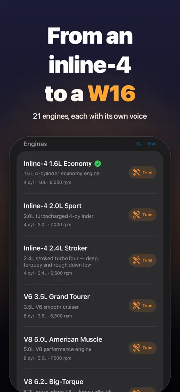 Engine Sim - Sound Simulator screenshot 2 of 4