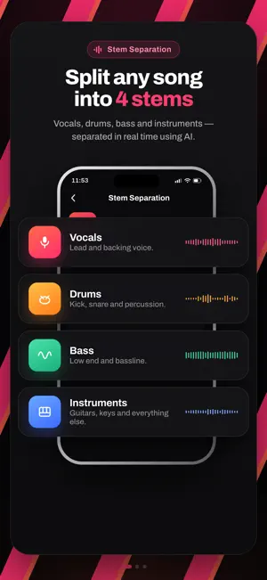 Stemio: Music & Vocal Remover screenshot 4
