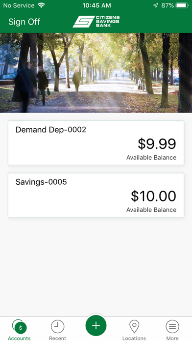 Citizens Savings Mobile Screenshot