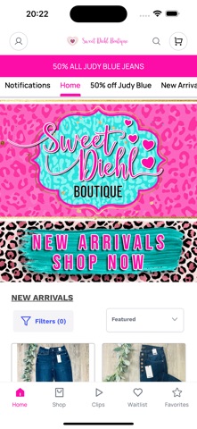 SWEET DIEHL BOUTIQUE app screenshot