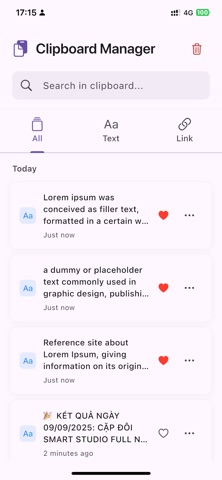 Clipboard Manager - Copie Screenshot 2 of 3