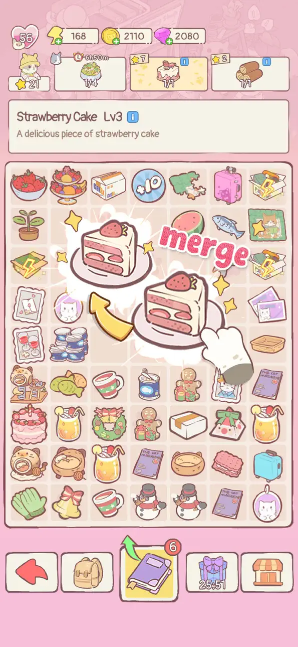 Cats Mansion - Cute Merge Game Hack screenshot 3 - iOS game interface