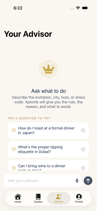 Aplomb Etiquette Advisor Screenshot 4 of 7