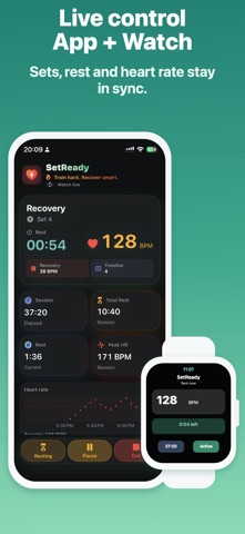 SetReady: Adaptive Rest Timer Screenshot 1 of 6