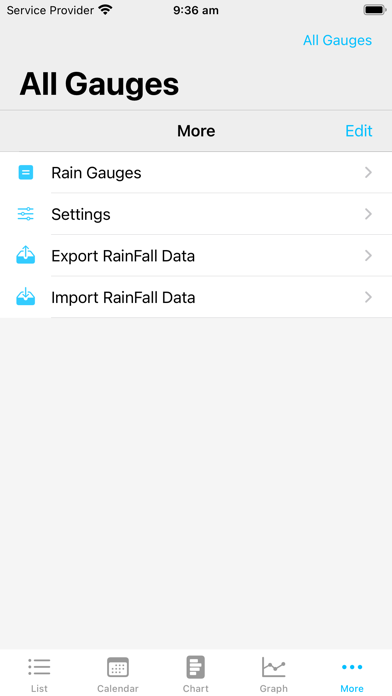 Rain Tracker Screenshot