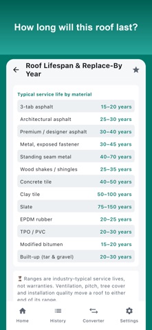 Roofing Calculator & Estimator Screenshot 8 of 8