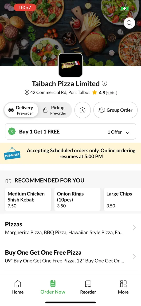 Screenshot #2 pour Taibach Pizza Limited