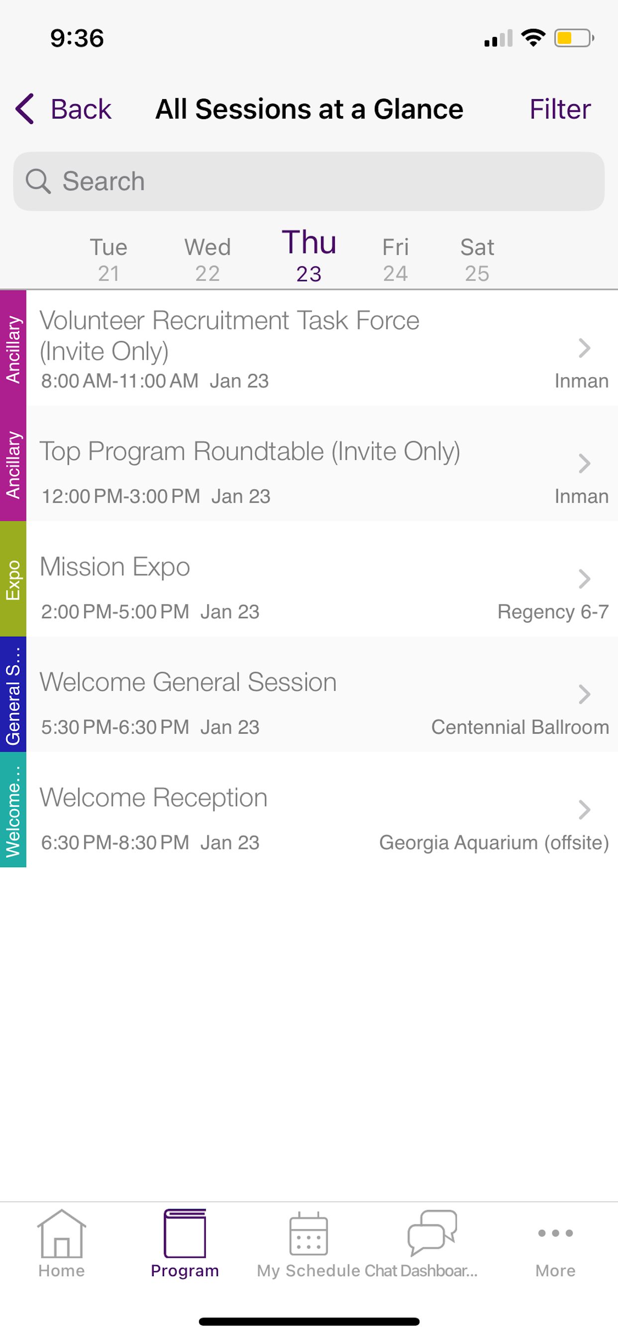 Alzheimer's Assoc Meetings