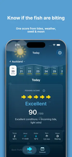 FishingTomorrow iPhone screenshot 1