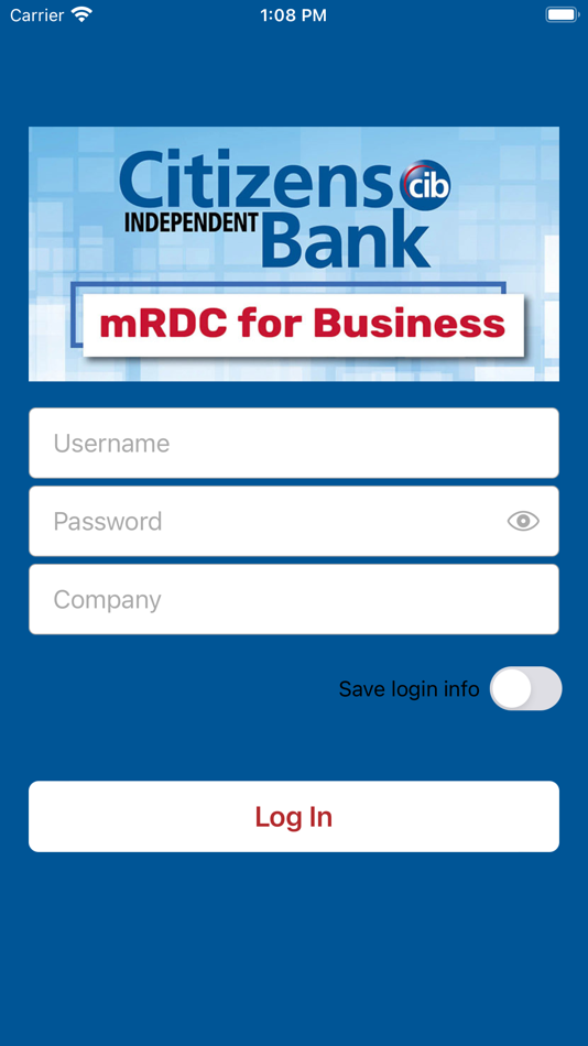 #1. CIB mRDC for Business (iOS) 由: Citizens Independent Bank