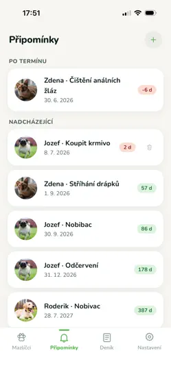 Captura de pantalla de Veterinární Průkaz en iPhone 3