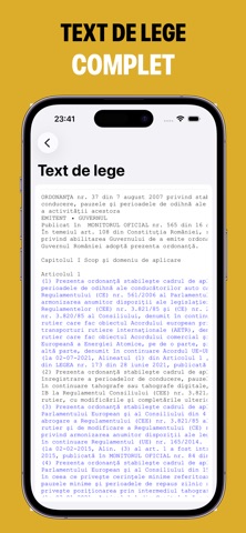 Rutiera: Legi & Amenzi iPhone screenshot